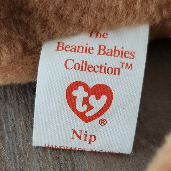 ๐ฑ Ty Beanie Baby โNipโ the Cat โ 1993 Vintage Collectible, Excellent Condition - Picture 11 of 12